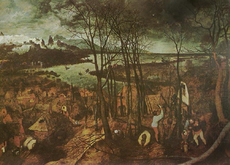 Pieter Bruegel den dystra dagen,februari china oil painting image